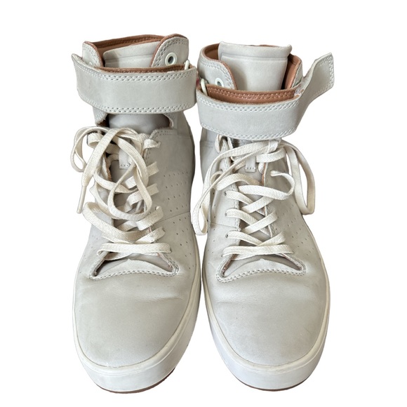 LACOSTE Women’s Tamora high top | off white sneakers| Size 8.5 - Picture 5 of 9